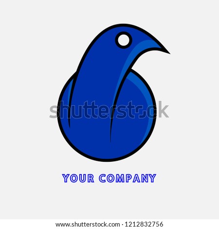 BLUE BIRD LOGO VECTOR BUSINESS
