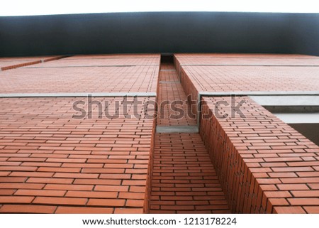 orange brick wall tower