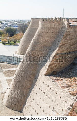 Uzbekistan Sights of Bukhara Ark , the great silk road