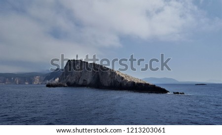 Cape Lefkadas, one of the most famous rocks in antiquity and is located on the southwestern tip of the island and 50 km away from the centre of Lefkada town.