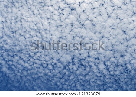 Picture of blue sky with cloud
