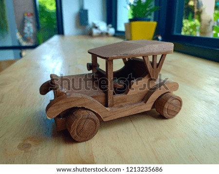 Car wood toy