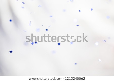 Colorful starlets. Bokeh background and blurred lights, Abstract pattern, photoshop layer.
