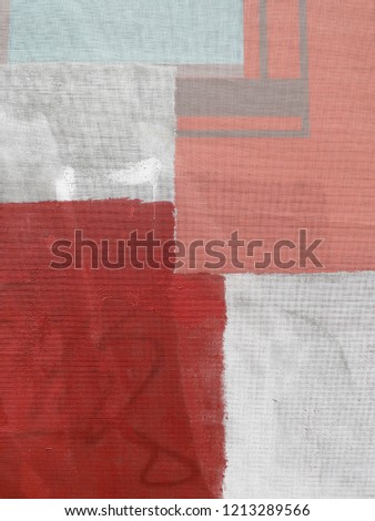 Abstract colored pattern on a wall