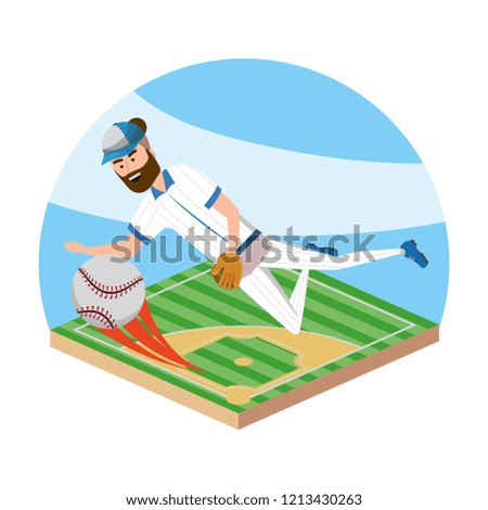 baseball player cartoon