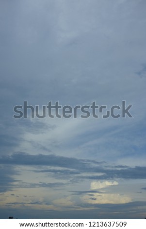 The sky after the big strom
 Royalty-Free Stock Photo #1213637509