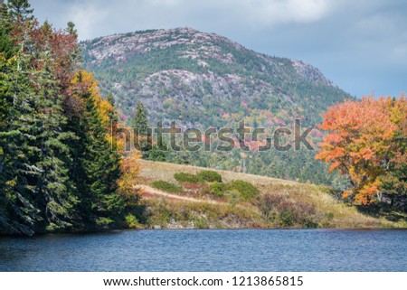 Autumn in Acadia National Park, Maine,USA
