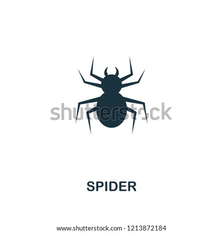Spider icon. Premium style design from halloween collection. UX and UI. Pixel perfect spider icon. For web design, apps, software, printing usage.