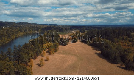 Oregon Aerial Landscape