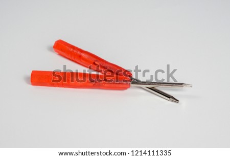 Pentalobe security screwdriver to open up electronics item especially Apple iPhone