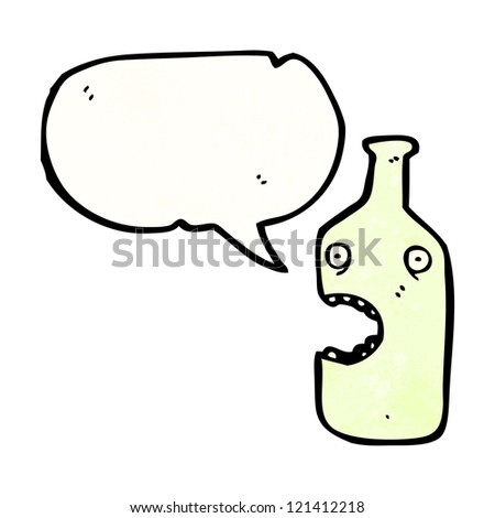 bottle cartoon character