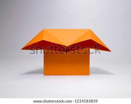 A PAPER HOME/HOUSE MADE USING THE ART OF ORIGAMI 