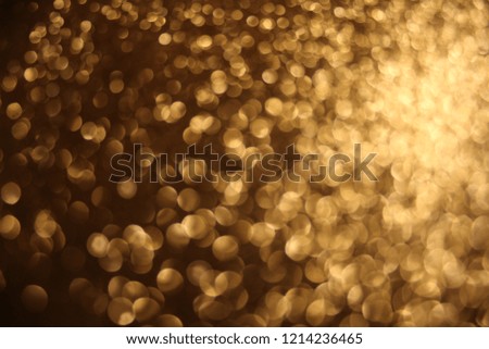 Golden bokeh background