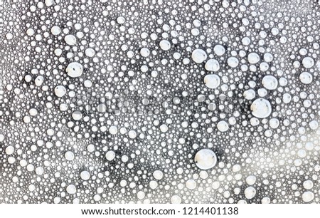 Vector Bubbles Pattern like a Foam Texture