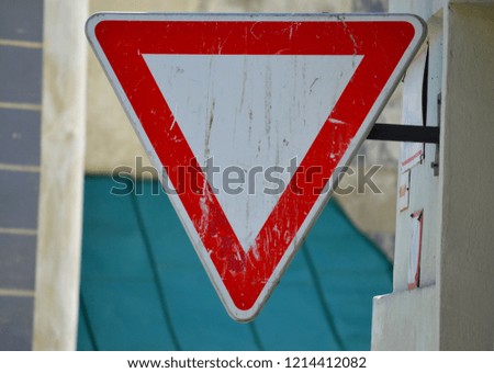 Traffic Sign on the Road