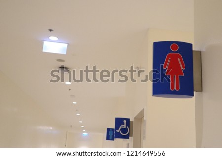 background sign toilet