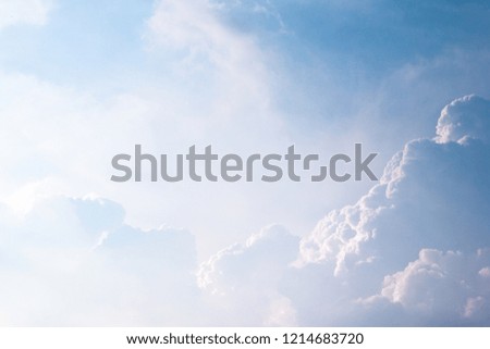 Clouds and skies on a sunny day,Used for wallpapers