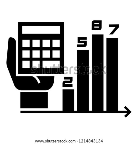 Finance chart icon. Simple illustration of finance chart vector icon for web design isolated on white background