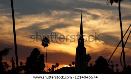 Santa Monica California Sunset