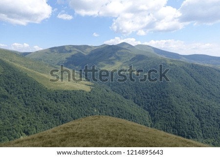 Carpathian Mountains. Transcarpathia