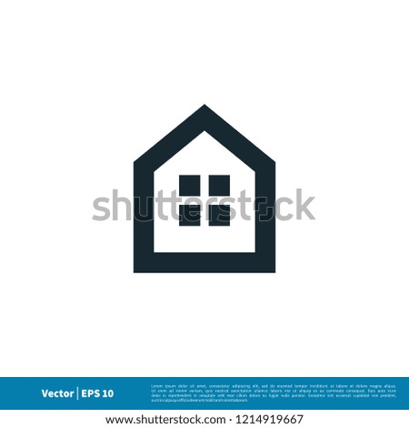 real estate icon vector home logo template