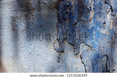 The surface and watermarks are rust on the fiberglass tank. for texture or background.