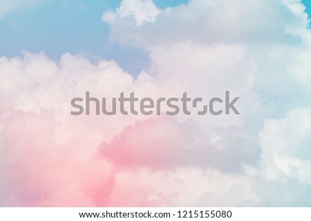 Fantasy and vintage dynamic cloud and sky with grunge texture for background Abstract,postcard nature art style,soft and blur focus.