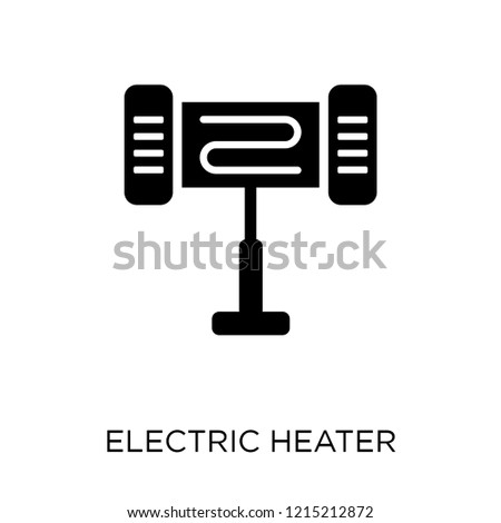 Electric heater icon. Electric heater symbol design from Winter collection. Simple element vector illustration on white background.