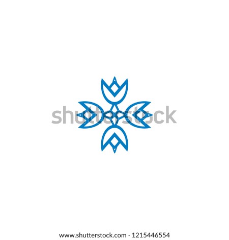 Logo flower abstract