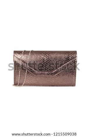 Clutch Bag On White Background