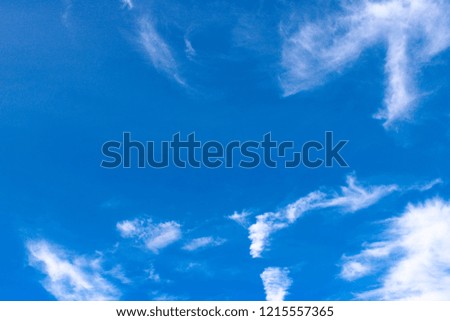 Clouds and blue skies