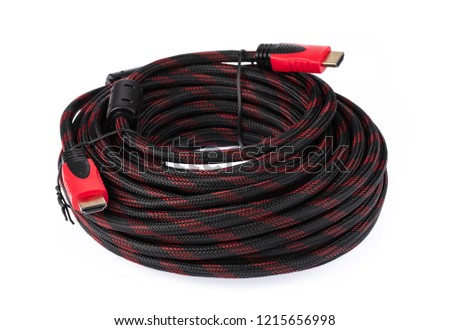 High Speed HDMI Cable V.1.4 M/M 15M isolated on white background