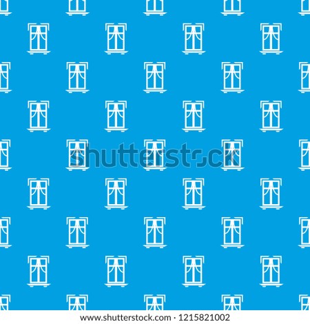 Sill window frame pattern vector seamless blue repeat for any use