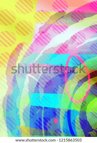 beautiful artwork colorful composition brush stroke geometric and free form shape painting and drawing graphic design of abstract expressionism art printing on canvas paper texture background