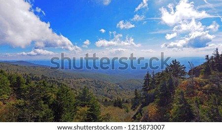 blue ridge mountain landscape