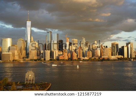 New York skyline. October 29, 2018