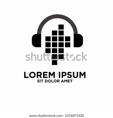 sound logo icon designs vector