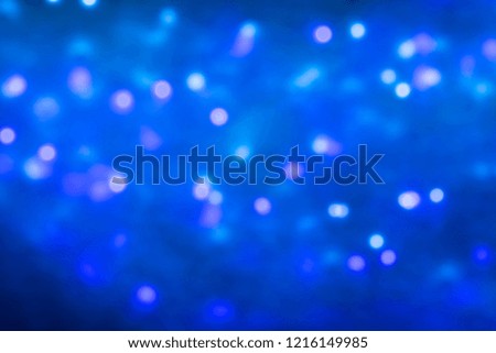 Starry blue sky background with blur