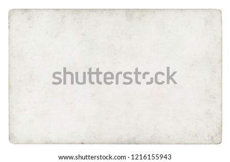 Vintage paper background isolated - (clipping path included)

