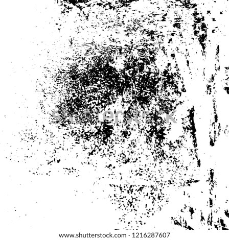 Grunge texture black and white. Abstract monochrome vector background