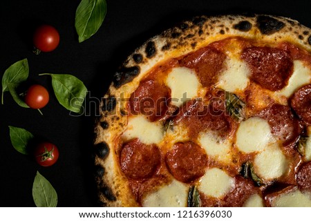 Delicious pizza ready to eat