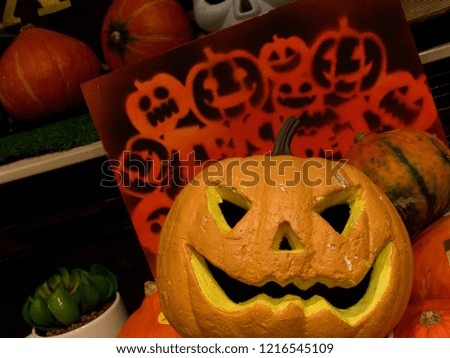 Halloween pumpkin in 2018