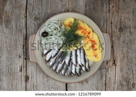 sprat dishes with potatoes