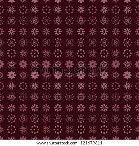 Cute Floral Background - Vector illustration. Ornate floral seamless texture. Seamless pattern for wallpaper,web page background, surface textures. Gorgeous seamless floral background