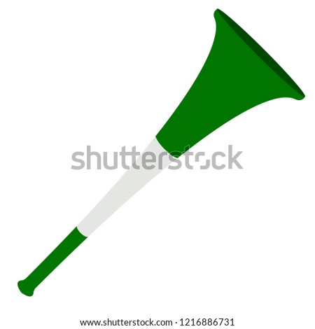 Isolated soccer vuvuzela icon. Vector illustration design