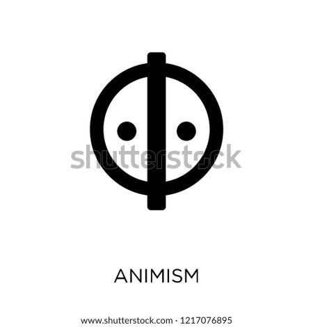 animism icon. animism symbol design from Religion collection. Simple element vector illustration on white background.