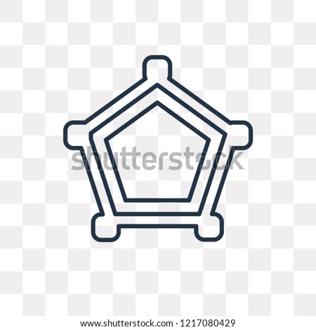 Cobweb vector outline icon isolated on transparent background, high quality linear Cobweb transparency concept can be used web and mobile