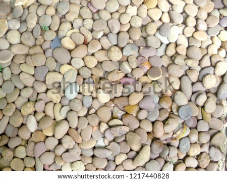 stones of different size based on the ground floor were placed in one beautiful package.