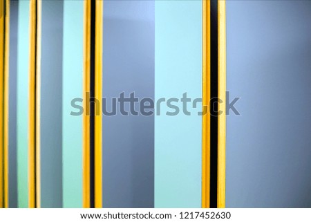 Blue, brown and yellow stripes background and texture design