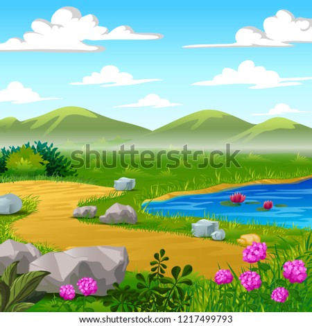 Cartoon Landscape 22